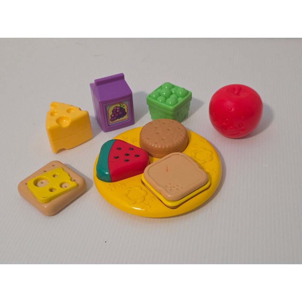 Fisher-Price and Leap Frog Play Food Set Mixed Laugh & Learn Shape Sorter Plate